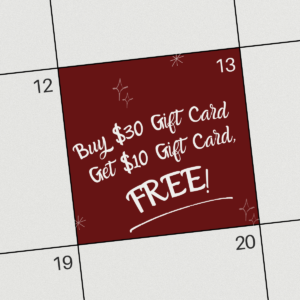 12 DAYS OF CHRISTMAS - DAY ONE!